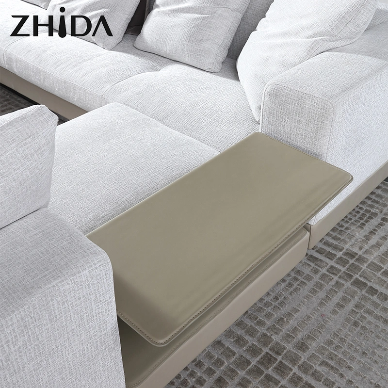 High End Living Room L Shape Italian Design Sectional Corner Fabric Sofa