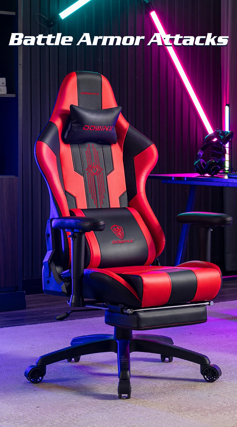 High Back Wholesale Silla Gamer Massage Gaming Chair with 360 Degree Swivel 180 Degree Back Reclining